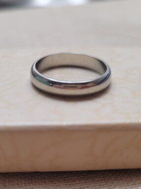 Traditional White Gold Wedding Band 14k Smooth
